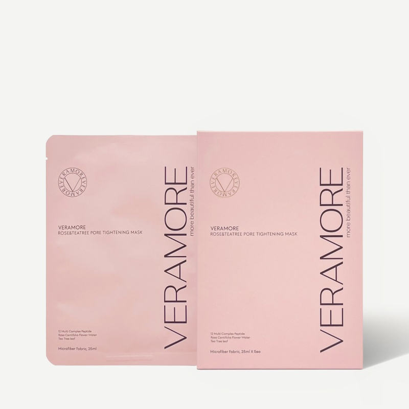 VERAMORE Rose&Tea Tree Pore Tightening Mask Маска для лица, 25мл