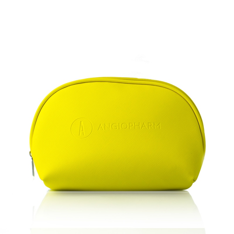 Косметичка средняя, солнечно-желтая