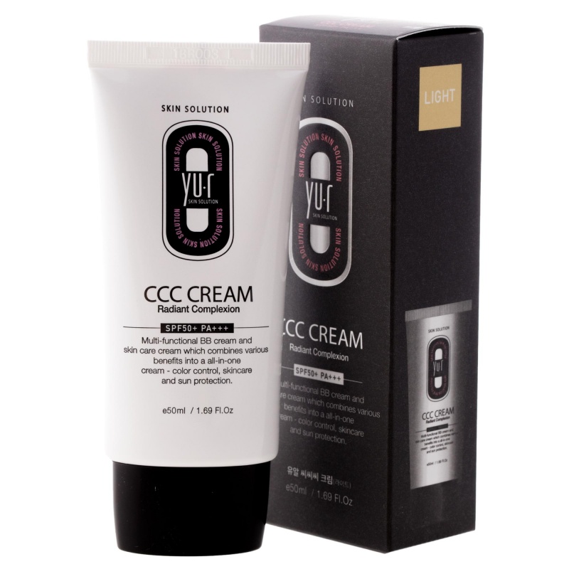 Yu.r ССС Cream (Light) Корректирующий крем для лица SPF50+, 50 мл 