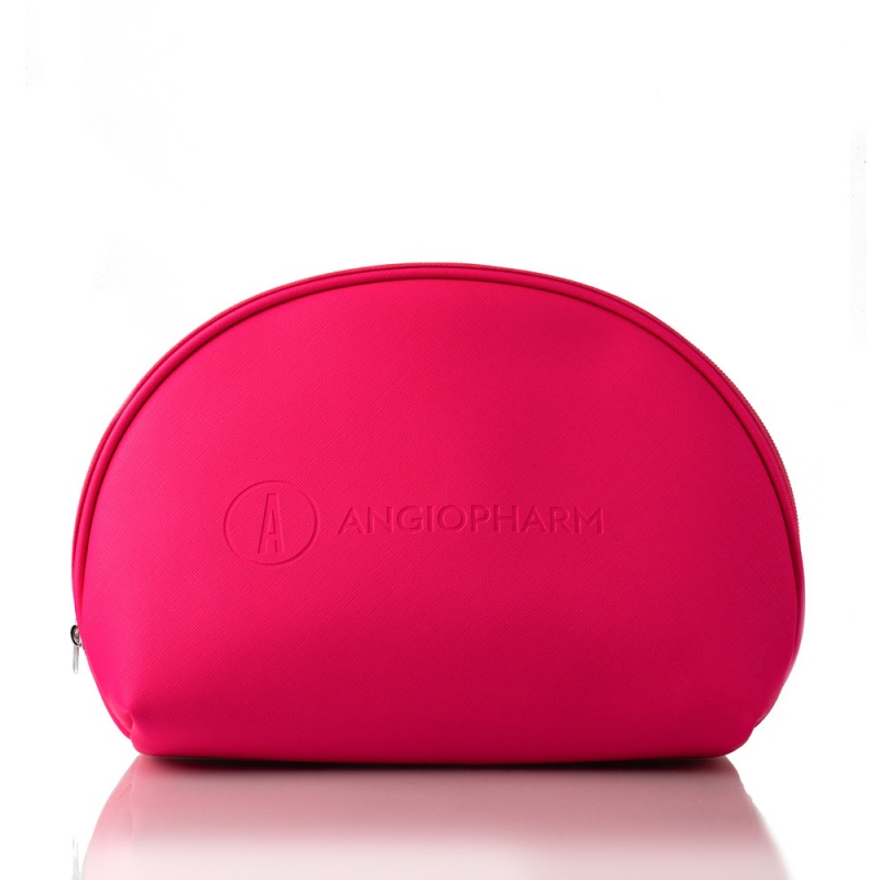Косметичка большая ANGIOPHARM, красная фуксия