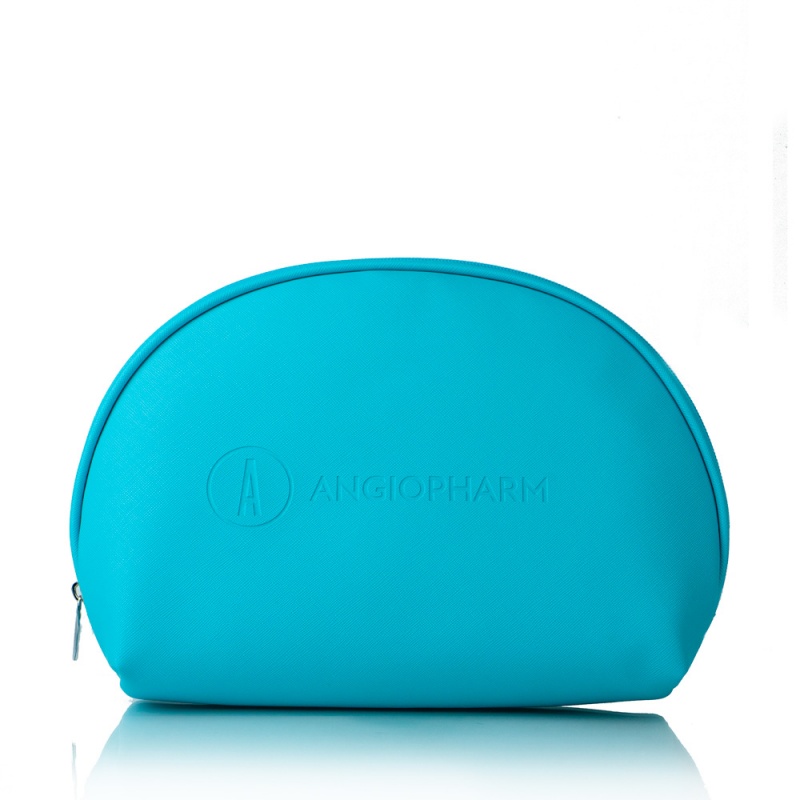 Косметичка большая ANGIOPHARM, бирюзовая