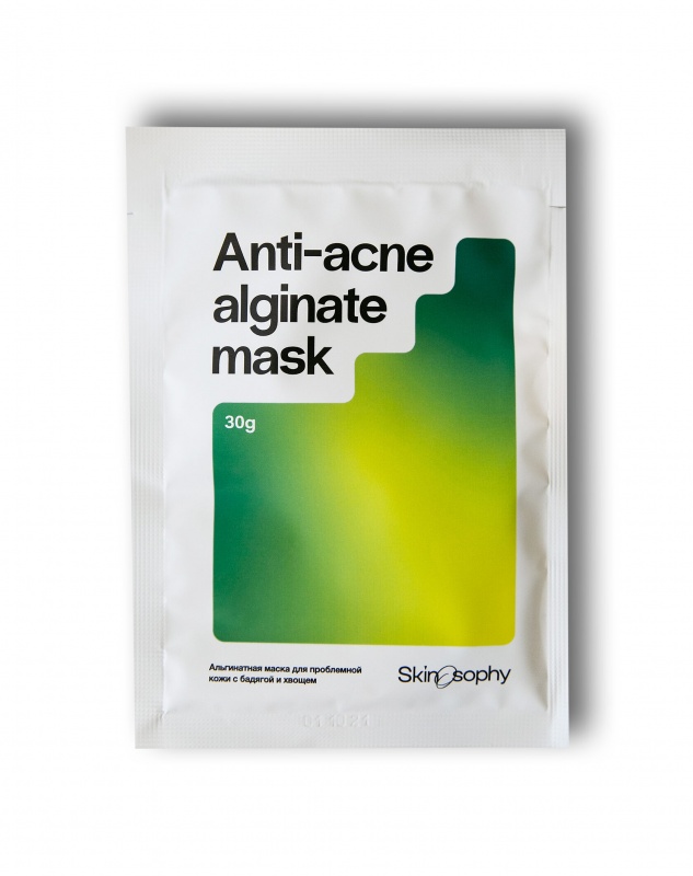 Anti-acne Альгинатная маска для проблемной кожи с бадягой и хвощем, 30 г