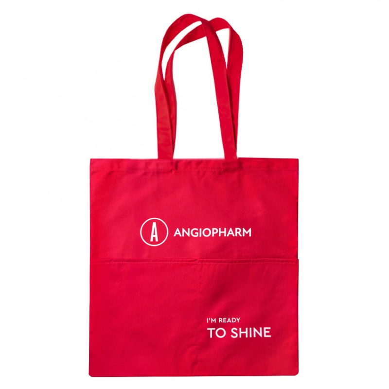 Сумка шоппер "ANGIOPHARM", винный